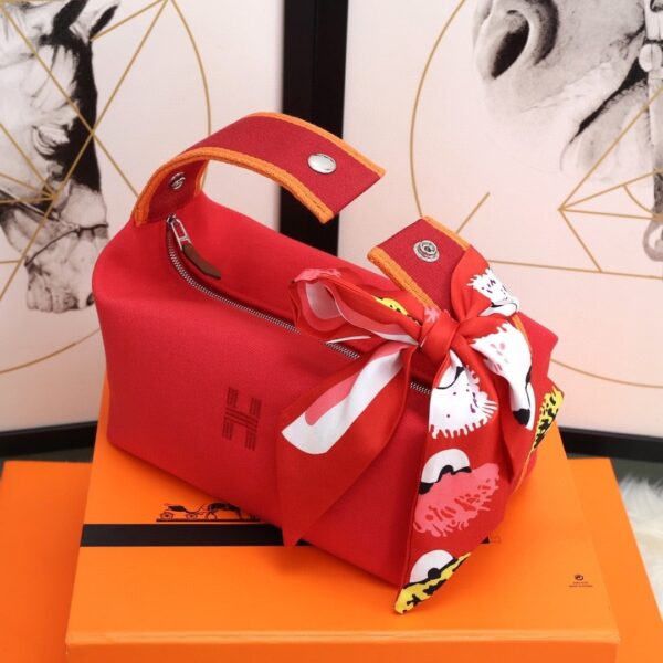1:1 Replica Hermes Bride A Brac Case Red Bag For Women, Women's Handbags, Shoulder Bags 9.8in/25cm
