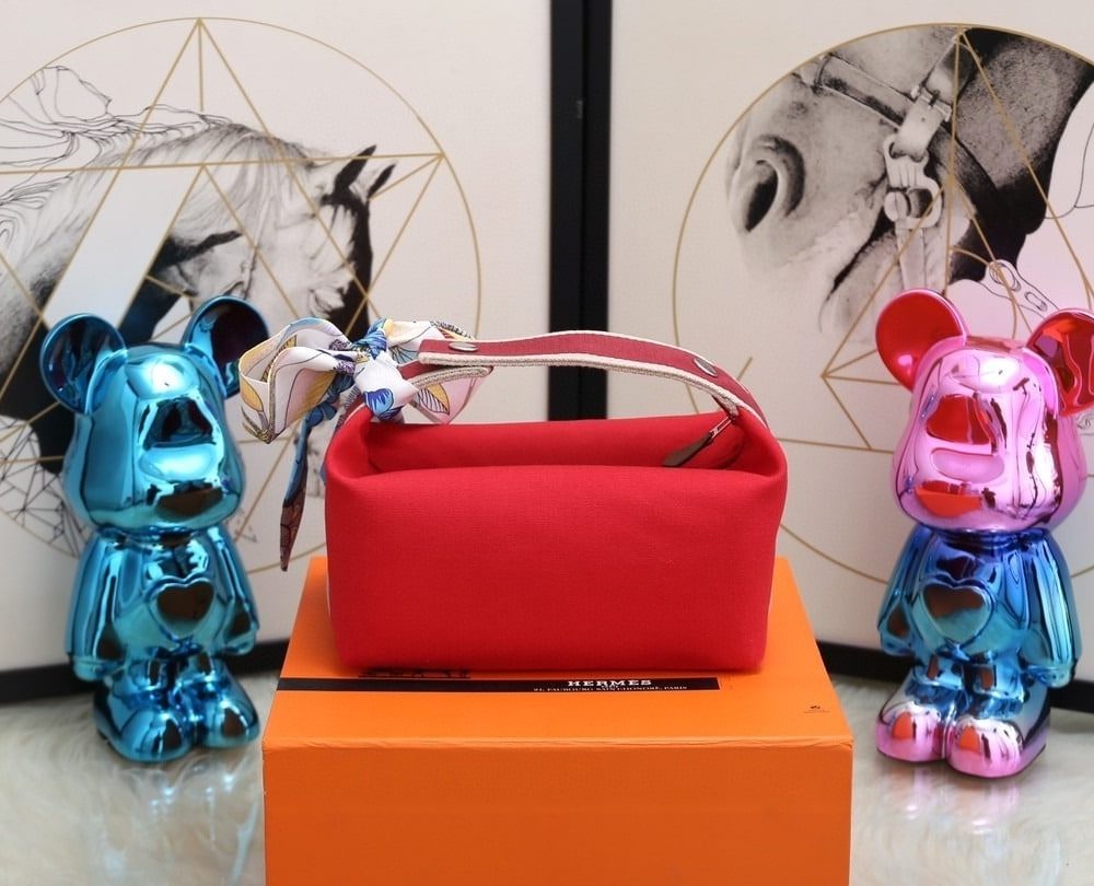 1:1 Replica Hermes Bride A Brac Case Red Bag For Women, Women's Handbags, Shoulder Bags 9.8in/25cm