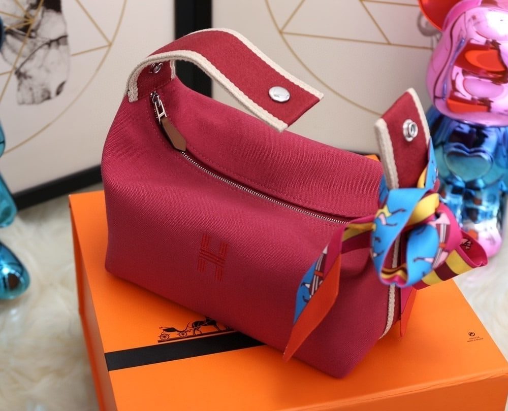 1:1 Replica Hermes Bride A Brac Case Red Bag For Women, Women's Handbags, Shoulder Bags 9.8in/25cm