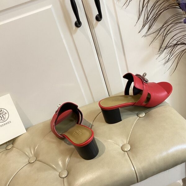 Hermes Candy Sandal Red For Women, Women's Shoes H211071Z