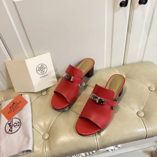 Hermes Candy Sandal Red For Women, Women's Shoes H211071Z