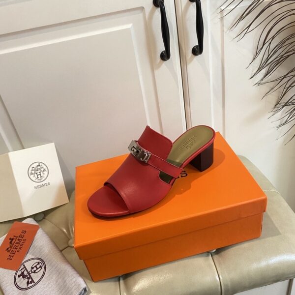 Hermes Candy Sandal Red For Women, Women's Shoes H211071Z