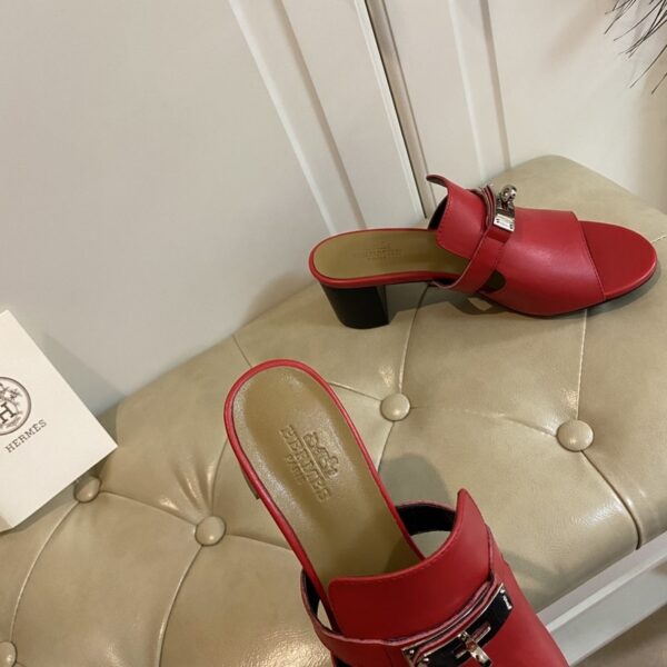 Hermes Candy Sandal Red For Women, Women's Shoes H211071Z