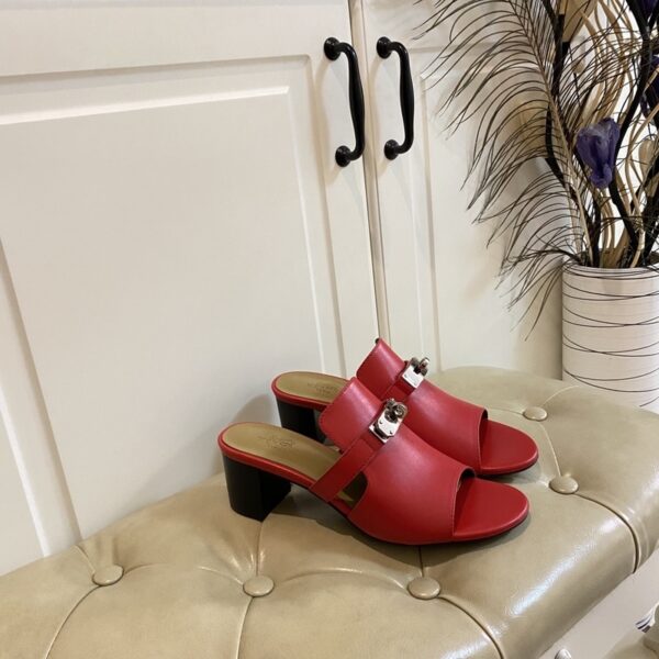 Hermes Candy Sandal Red For Women, Women's Shoes H211071Z
