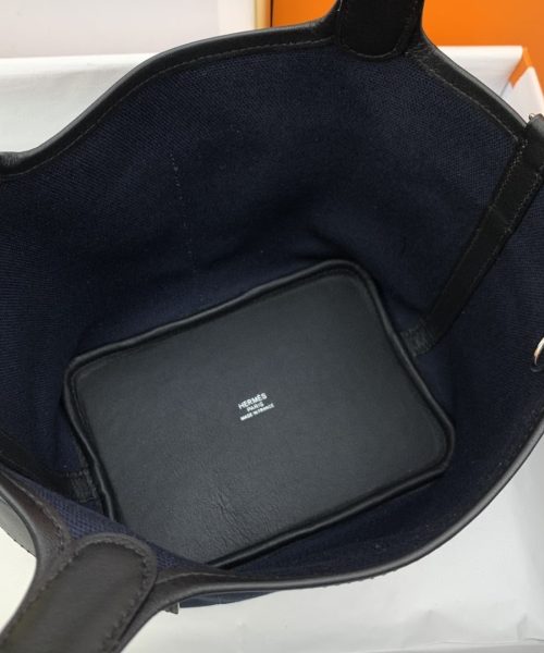 1:1 Replica Hermes Cargo Picotin Lock 18 Dark Blue, Silver Toned Hardware Bag For Women, Women's Handbags, Shoulder Bags 7.1in/18cm