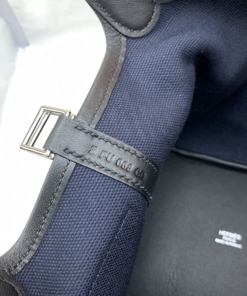 1:1 Replica Hermes Cargo Picotin Lock 18 Dark Blue, Silver Toned Hardware Bag For Women, Women's Handbags, Shoulder Bags 7.1in/18cm