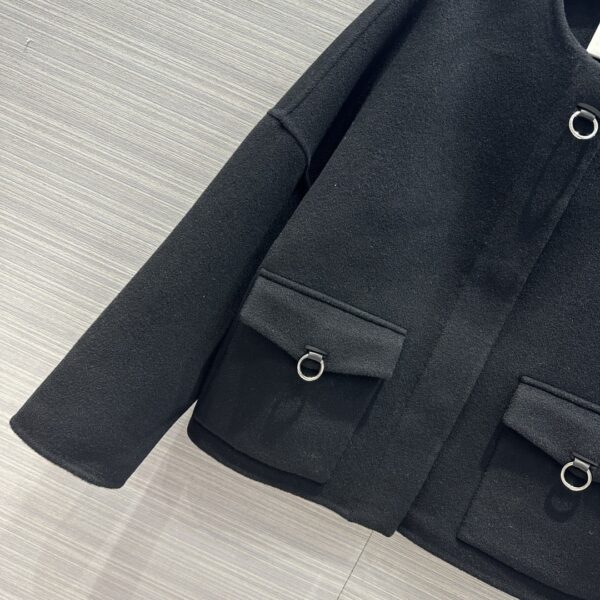 Hermes Cashmere Street Style Plain Long Black For Women
