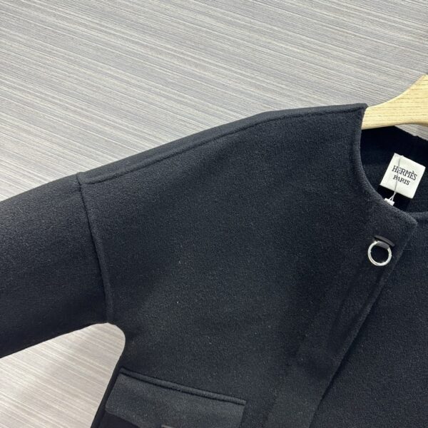 Hermes Cashmere Street Style Plain Long Black For Women