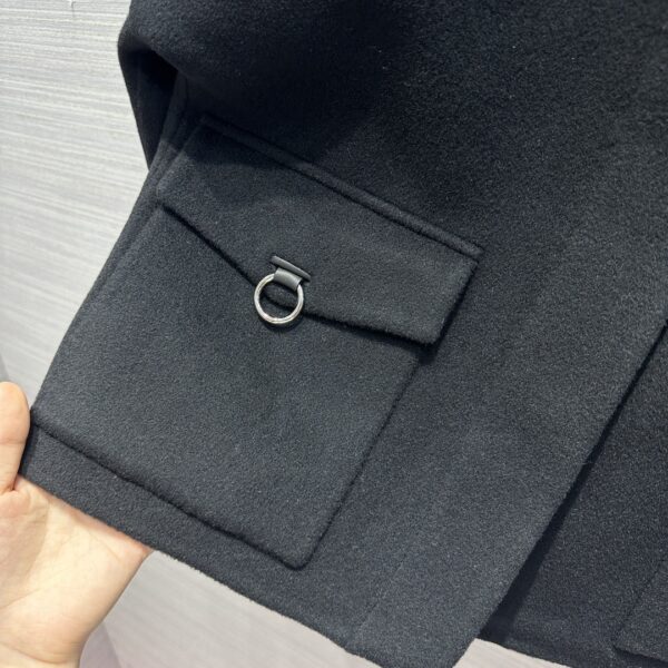 Hermes Cashmere Street Style Plain Long Black For Women