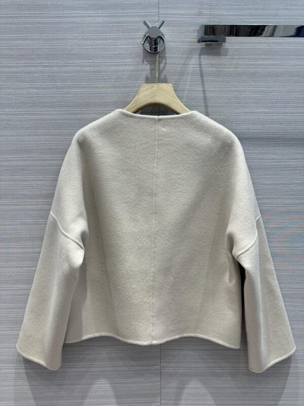 Hermes Cashmere Street Style Plain Long Cream For Women