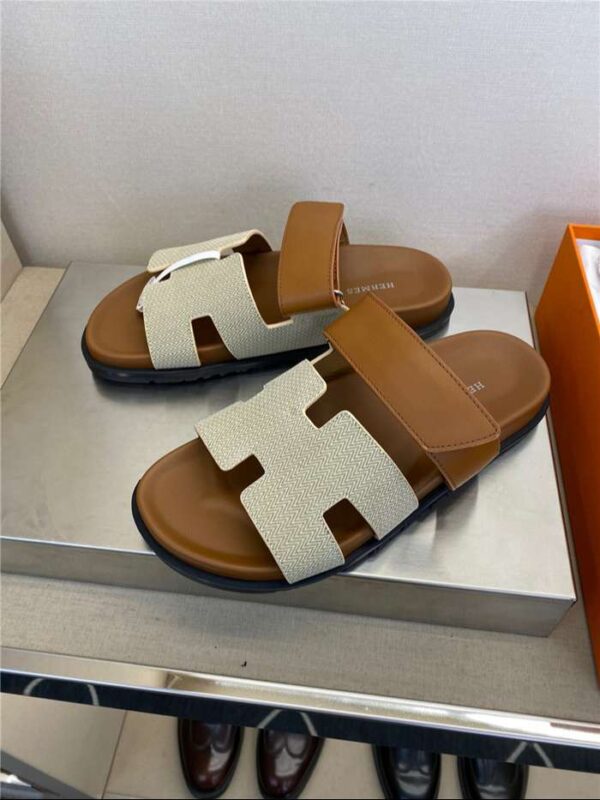 Hermes Chypre Sandal Beige For Women