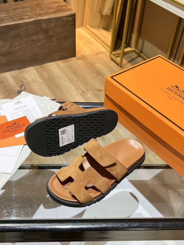 Hermes Chypre Sandal Brown For Women, Women's Shoes