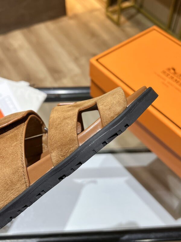 Hermes Chypre Sandal Brown For Women, Women's Shoes