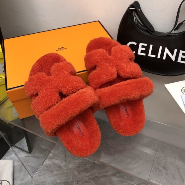 Hermes Chypre Sandal Red For Women