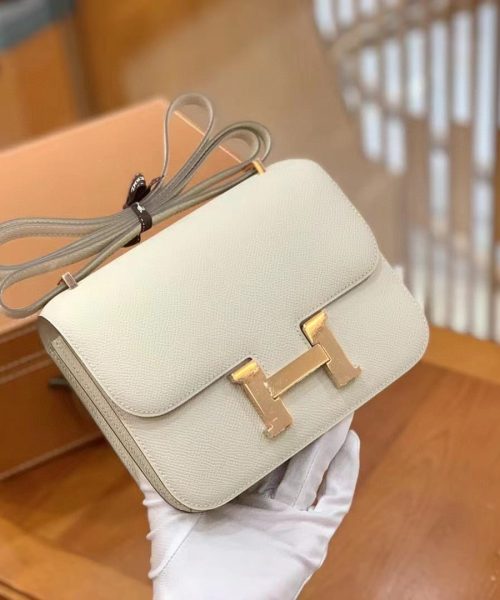 1:1 Replica Hermes Constance 23 Epsom Beige For Women, Women's Handbags, Shoulder Bags 9in/23cm