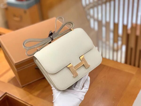 1:1 Replica Hermes Constance 23 Epsom Beige For Women, Women's Handbags, Shoulder Bags 9in/23cm
