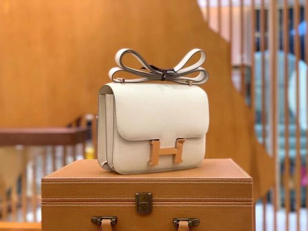 1:1 Replica Hermes Constance 23 Epsom Beige For Women, Women's Handbags, Shoulder Bags 9in/23cm
