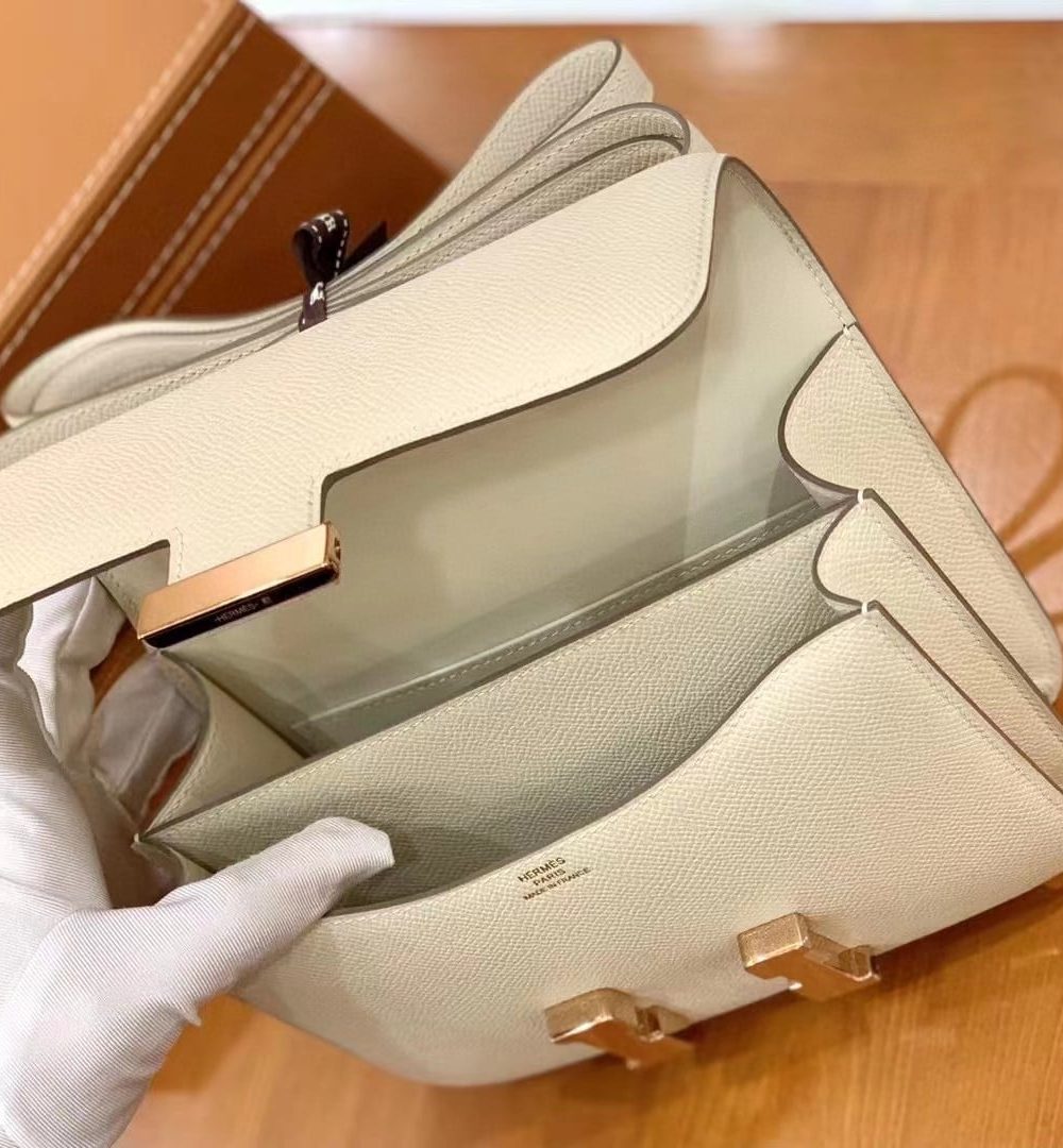 1:1 Replica Hermes Constance 23 Epsom Beige For Women, Women's Handbags, Shoulder Bags 9in/23cm