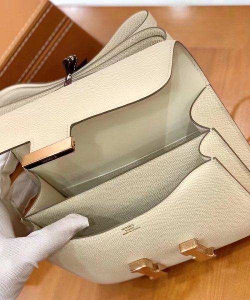 1:1 Replica Hermes Constance 23 Epsom Beige For Women, Women's Handbags, Shoulder Bags 9in/23cm