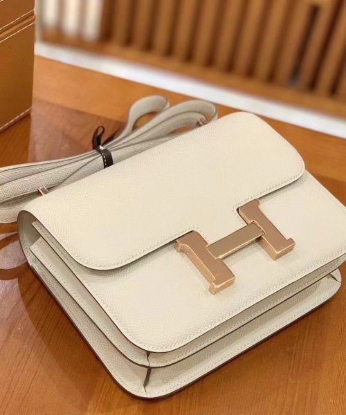 1:1 Replica Hermes Constance 23 Epsom Beige For Women, Women's Handbags, Shoulder Bags 9in/23cm