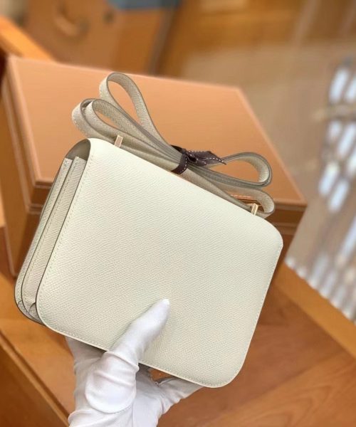 1:1 Replica Hermes Constance 23 Epsom Beige For Women, Women's Handbags, Shoulder Bags 9in/23cm
