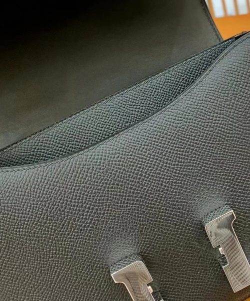 1:1 Replica Hermes Constance 23 Epsom Black For Women, Women's Handbags, Shoulder Bag 9in/23cm