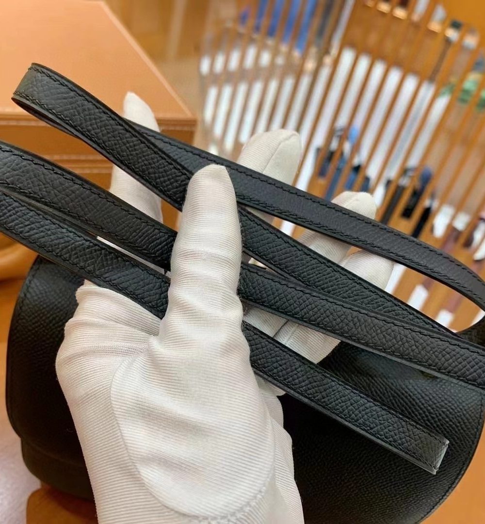 1:1 Replica Hermes Constance 23 Epsom Black For Women, Women's Handbags, Shoulder Bags 9in/23cm