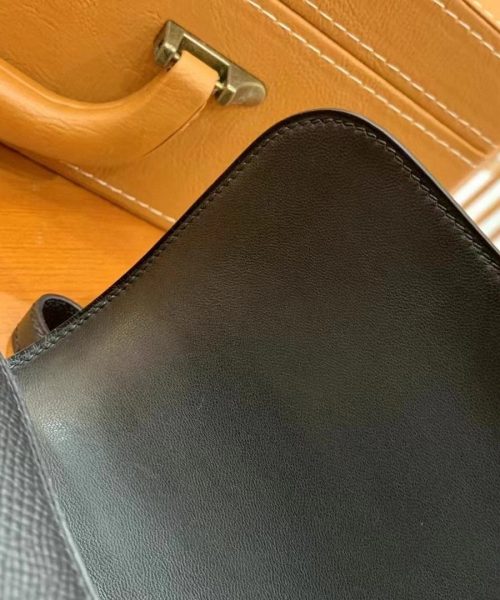 1:1 Replica Hermes Constance 23 Epsom Black For Women, Women's Handbags, Shoulder Bags 9in/23cm