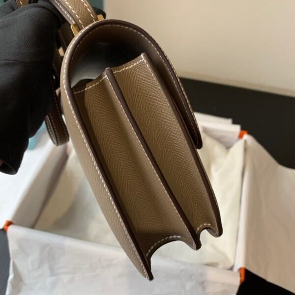 1:1 Replica Hermes Constance 23 Epsom Grey Galet For Women, Women’s Handbags, Shoulder Bags 9in/23cm