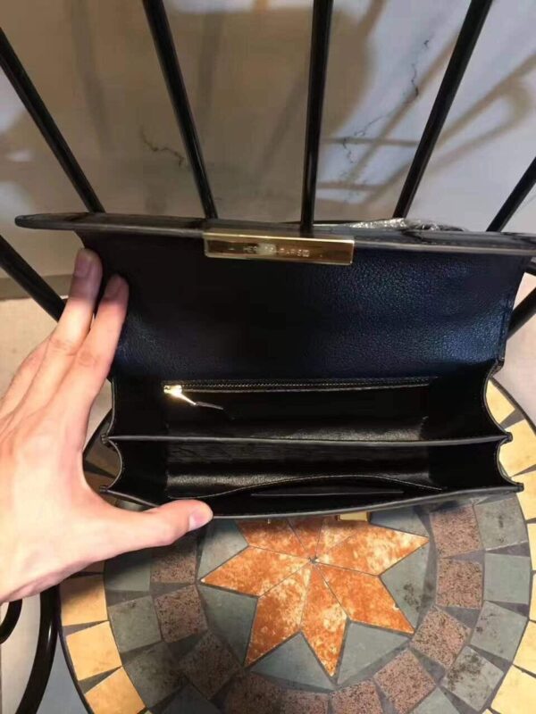 1:1 Replica Hermes Constance 24 Pattern Crocodile Black For Women, Women's Handbags, Shoulder Bag 9.4in/24cm