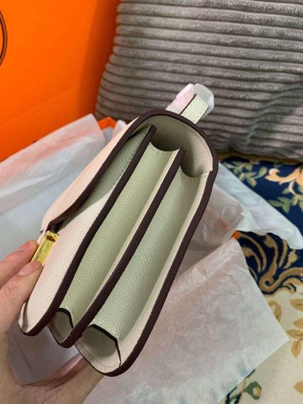 1:1 Replica Hermes Constance Black/Brown/Khaki Green/White For Women 19cm / 7.4in