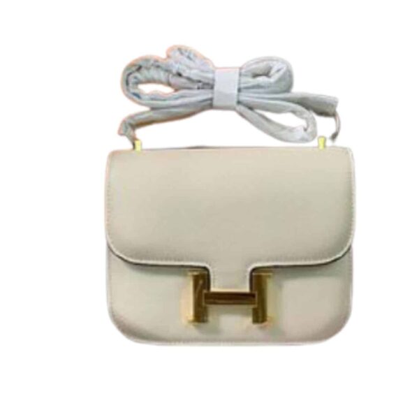 1:1 Replica Hermes Constance Black/Brown/Khaki Green/White For Women 19cm / 7.4in