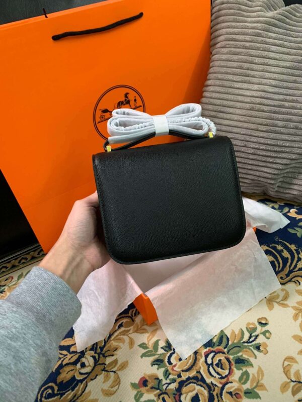 1:1 Replica Hermes Constance Black/Brown/Khaki Green/White For Women 19cm / 7.4in