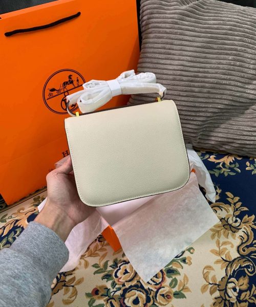 1:1 Replica Hermes Constance Black/Brown/Khaki Green/White For Women 19cm / 7.4in