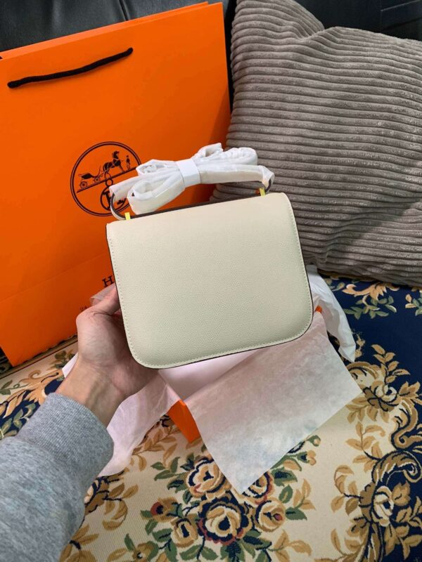 1:1 Replica Hermes Constance Black/Brown/Khaki Green/White For Women 19cm / 7.4in