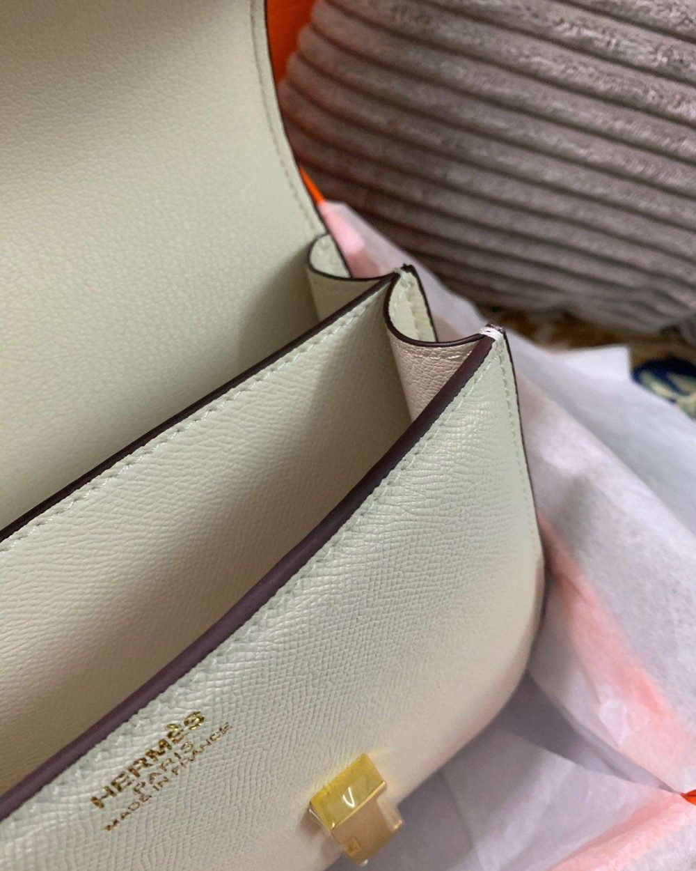 1:1 Replica Hermes Constance Black/Brown/Khaki Green/White For Women 19cm / 7.4in