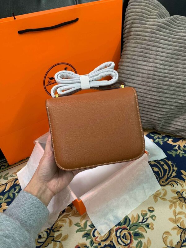 1:1 Replica Hermes Constance Black/Brown/Khaki Green/White For Women 19cm / 7.4in