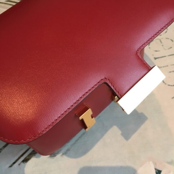 1:1 Replica Hermes Constance Burgundy For Women Gold Toned Hardware 9.5in/24cm