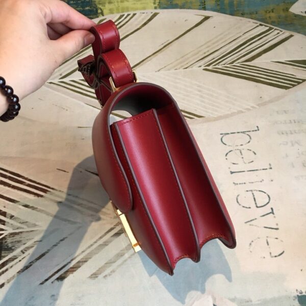 1:1 Replica Hermes Constance Burgundy For Women Gold Toned Hardware 9.5in/24cm