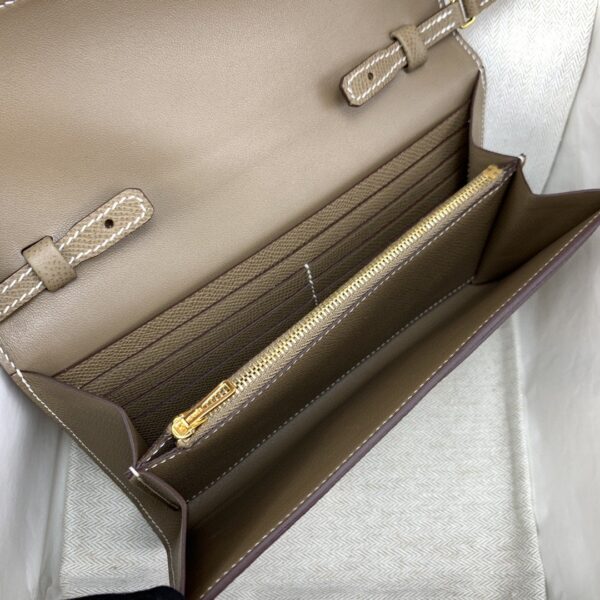 1:1 Replica Hermes Constance Long Togo Wallet Brown, Gold Toned Hardware Bag For Women, Women's Handbags, Shoulder Bags 8.1in/21cm