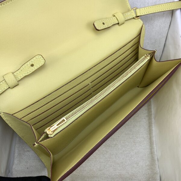 1:1 Replica Hermes Constance Long Togo Wallet Yellow, Gold Toned Hardware Bag For Women, Women's Handbags, Shoulder Bags 8.1in/21cm