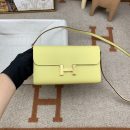 1:1 Replica Hermes Constance Long Togo Wallet Yellow, Gold Toned Hardware Bag For Women, Women's Handbags, Shoulder Bags 8.1in/21cm