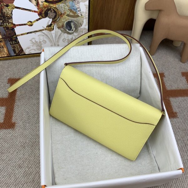 1:1 Replica Hermes Constance Long Togo Wallet Yellow, Gold Toned Hardware Bag For Women, Women's Handbags, Shoulder Bags 8.1in/21cm