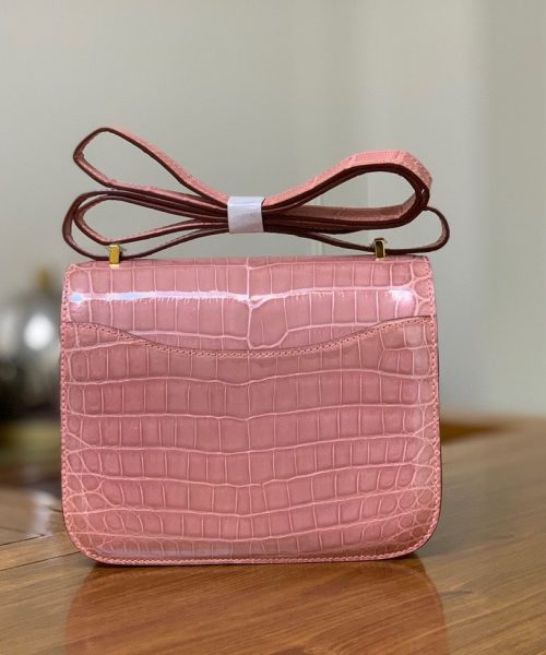 1:1 Replica Hermes Constance Pink/Purple For Women 19cm / 7.4in