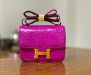 1:1 Replica Hermes Constance Pink/Purple For Women 19cm / 7.4in