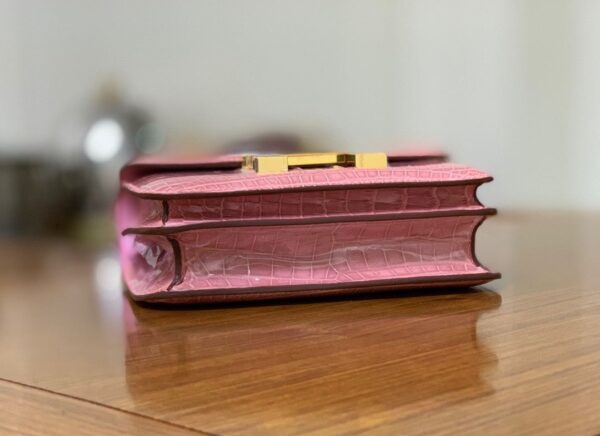 1:1 Replica Hermes Constance Pink/Purple For Women 19cm / 7.4in