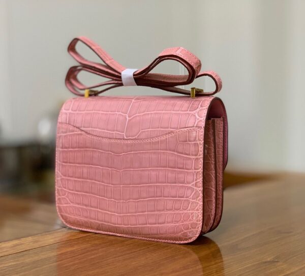 1:1 Replica Hermes Constance Pink/Purple For Women 19cm / 7.4in