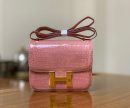1:1 Replica Hermes Constance Pink/Purple For Women 19cm / 7.4in