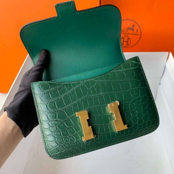 1:1 Replica Hermes Constance White/Grey/Green/Yellow For Women 19cm / 7.4in