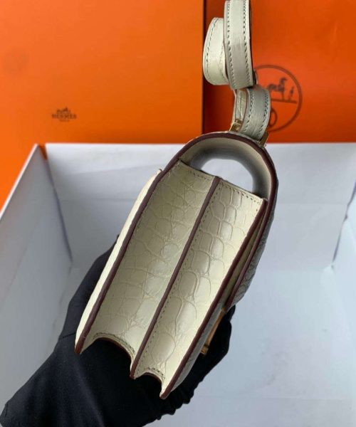 1:1 Replica Hermes Constance White/Grey/Green/Yellow For Women 19cm / 7.4in